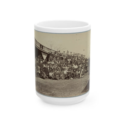 Blacksmith's Shop, Quartermaster's Department, Washington, D.C., April, 1865 (U.S. Civil War) White Coffee Mug