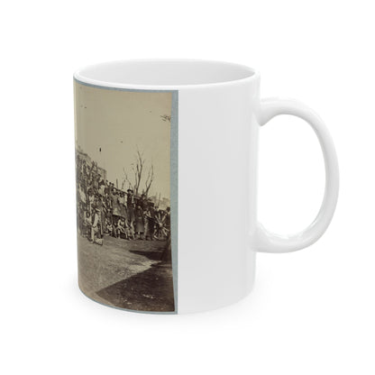 Blacksmith's Shop, Quartermaster's Department, Washington, D.C., April, 1865 (U.S. Civil War) White Coffee Mug