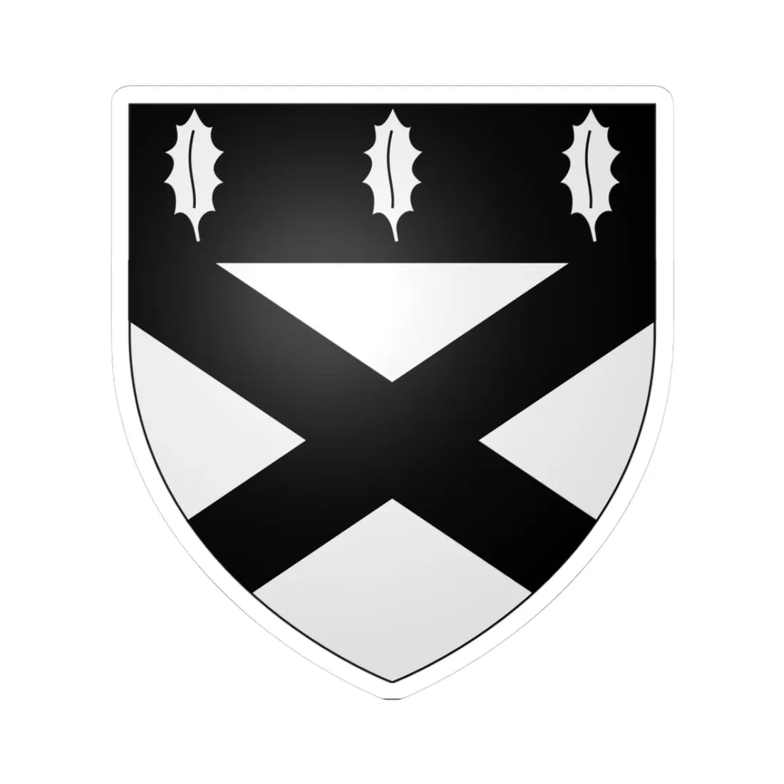 Blackwood arms (Scotland) (Coat of Arms) STICKER Vinyl Kiss-Cut Decal 3 Inch White - The Sticker Space