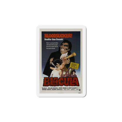 Blacula 1972 Movie Poster Die-Cut Magnet-6 Inch-The Sticker Space