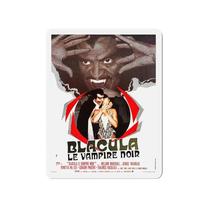 BLACULA (FRENCH) 1972 Movie Poster - Refrigerator Magnet 4 Inch - The Sticker Space