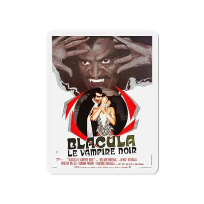 BLACULA (FRENCH) 1972 Movie Poster - Refrigerator Magnet 6 Inch - The Sticker Space