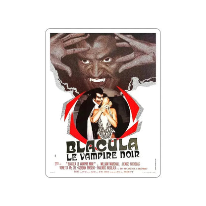 BLACULA (FRENCH) 1972 Movie Poster STICKER Vinyl Die-Cut Decal - The Sticker Space