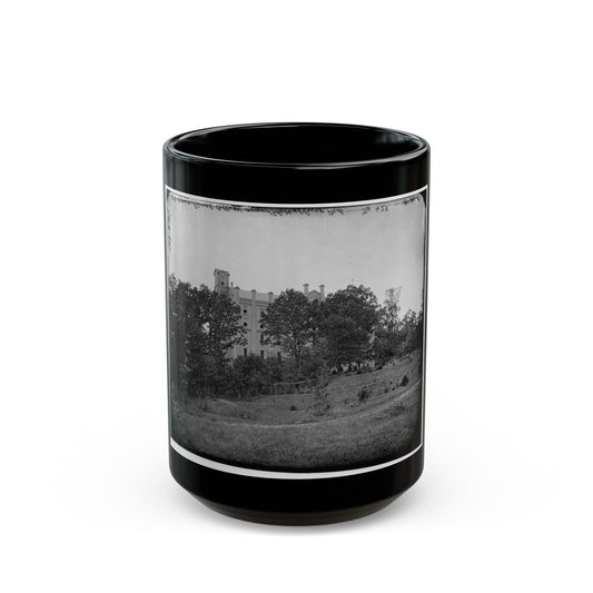 Bladensburg, Maryland (Vicinity). Agricultural College (U.S. Civil War) Black Coffee Mug-15oz-The Sticker Space