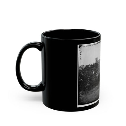 Bladensburg, Maryland (Vicinity). Agricultural College (U.S. Civil War) Black Coffee Mug-The Sticker Space