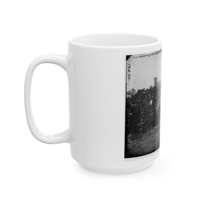 Bladensburg, Maryland (Vicinity). Agricultural College (U.S. Civil War) White Coffee Mug-The Sticker Space