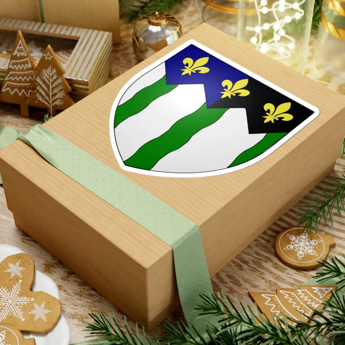 BLAENAU GWENT Shield (United Kingdom) (Coat of Arms) STICKER Vinyl Kiss-Cut Decal - The Sticker Space