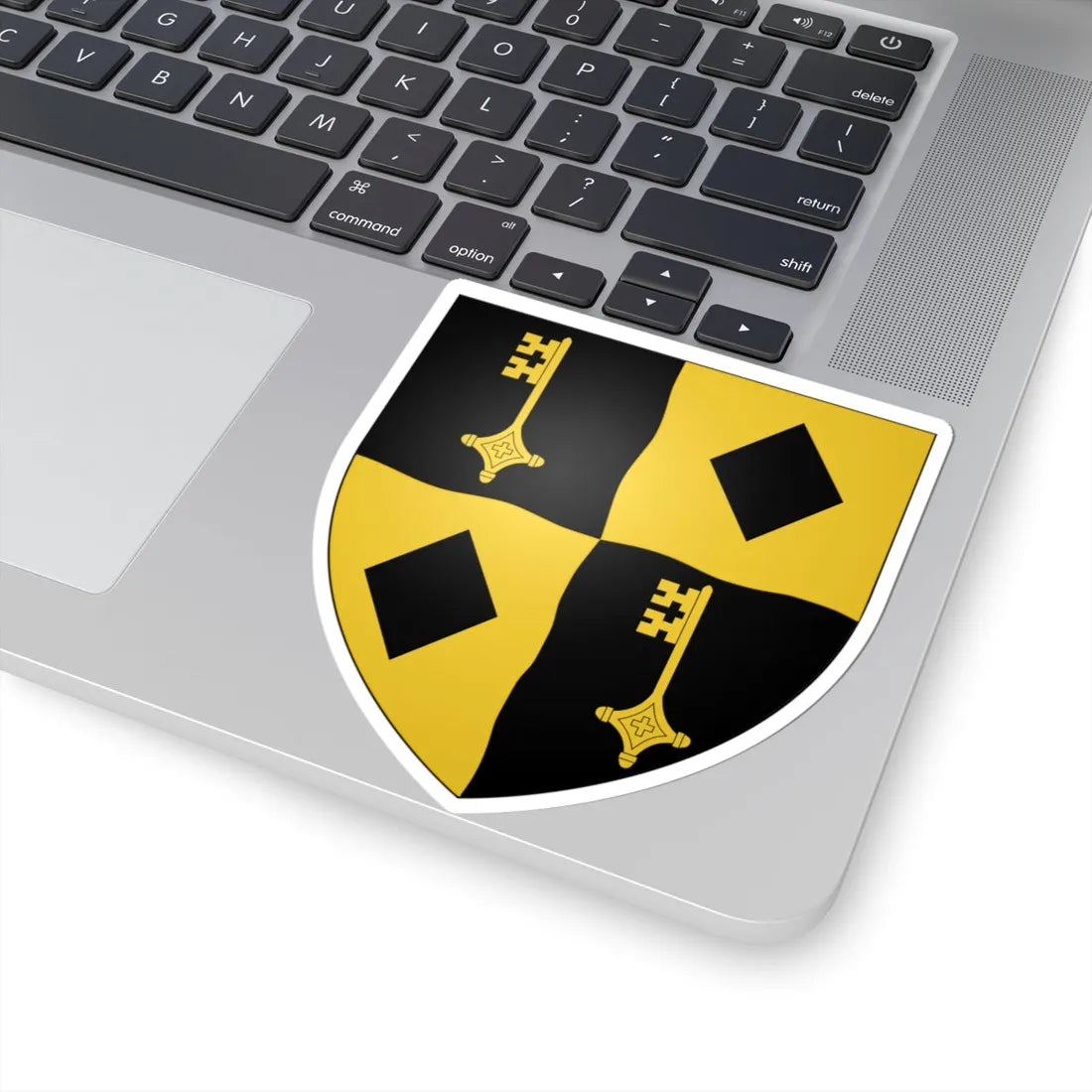 BLAENAVON Shield (United Kingdom) (Coat of Arms) STICKER Vinyl Kiss-Cut Decal - The Sticker Space