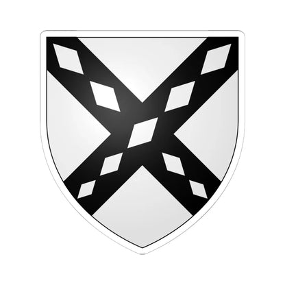 Blair of Blair arms (Scotland) (Coat of Arms) STICKER Vinyl Kiss-Cut Decal 6 Inch White - The Sticker Space
