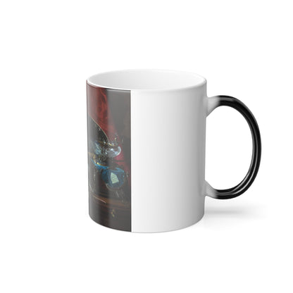 Blaise Alexandre Desgoffe (1830-1901) Still Life - 1868 - Color Changing Mug 11oz-11oz-The Sticker Space