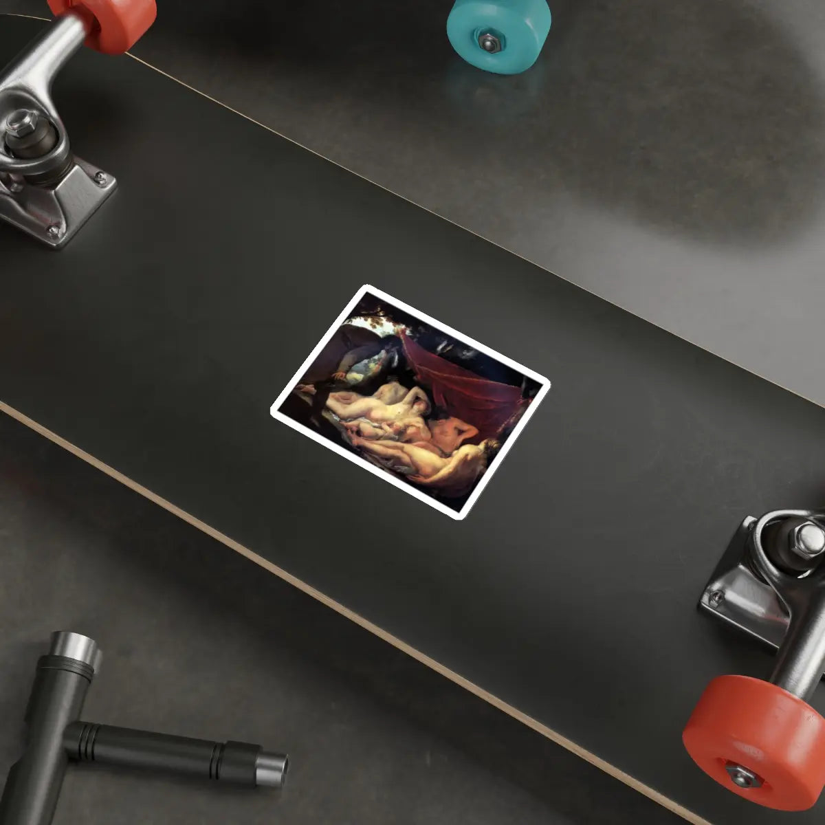 SKU:11166621060068414643 Sticker types:White Shape:Die-Cut Sizes:4" × 4"