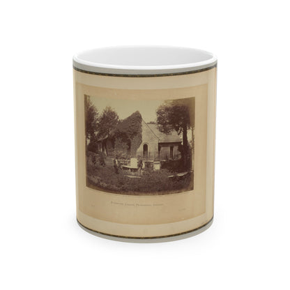 Blandford Church, Petersburg, Virginia (U.S. Civil War) White Coffee Mug-11oz-The Sticker Space