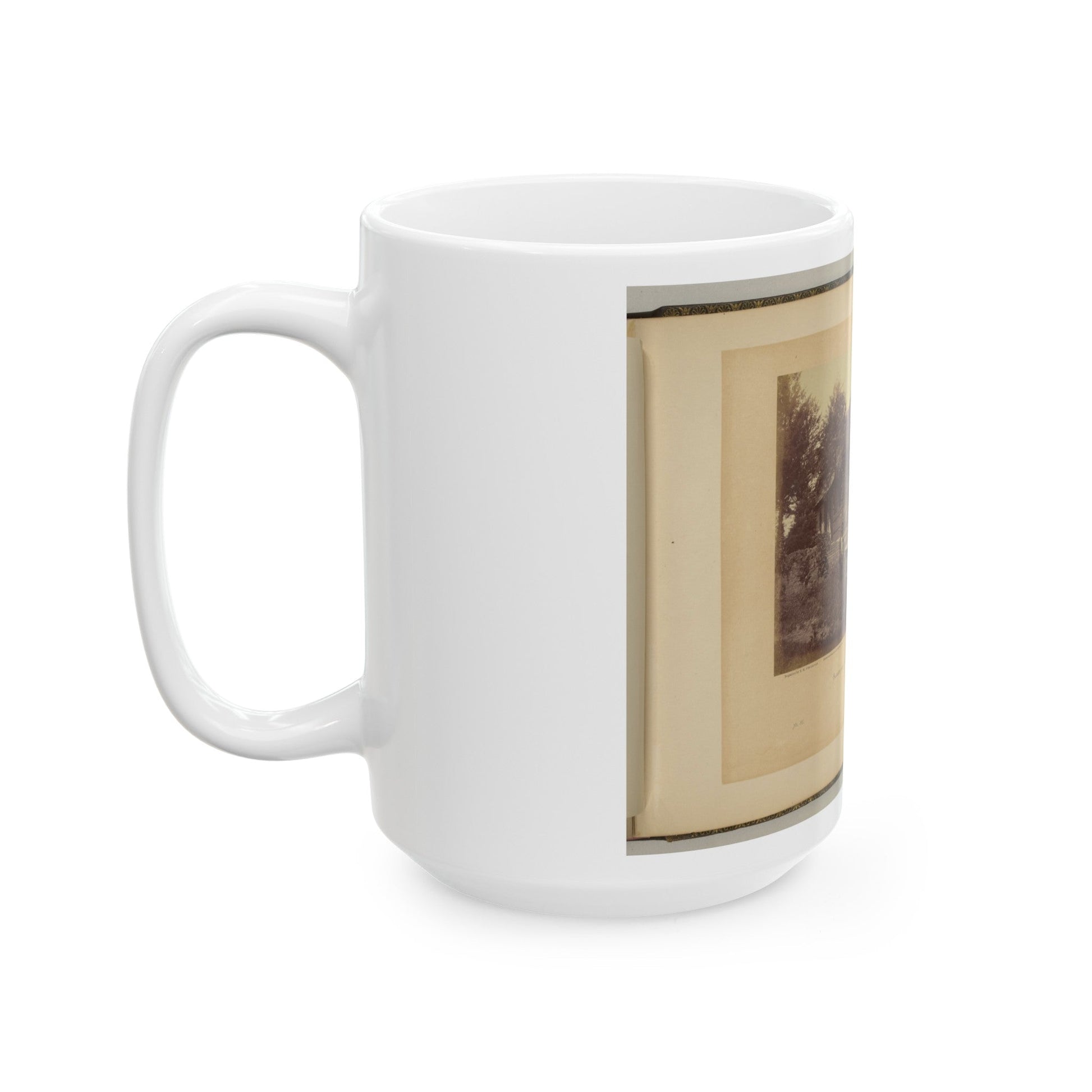 Blandford Church, Petersburg, Virginia (U.S. Civil War) White Coffee Mug-The Sticker Space