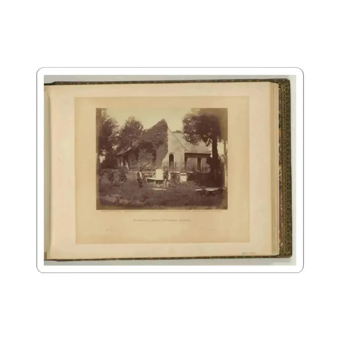 Blandford Church, Petersburg, Virginia (U.S. Civil War) STICKER Vinyl Kiss-Cut Decal 2 Inch White - The Sticker Space