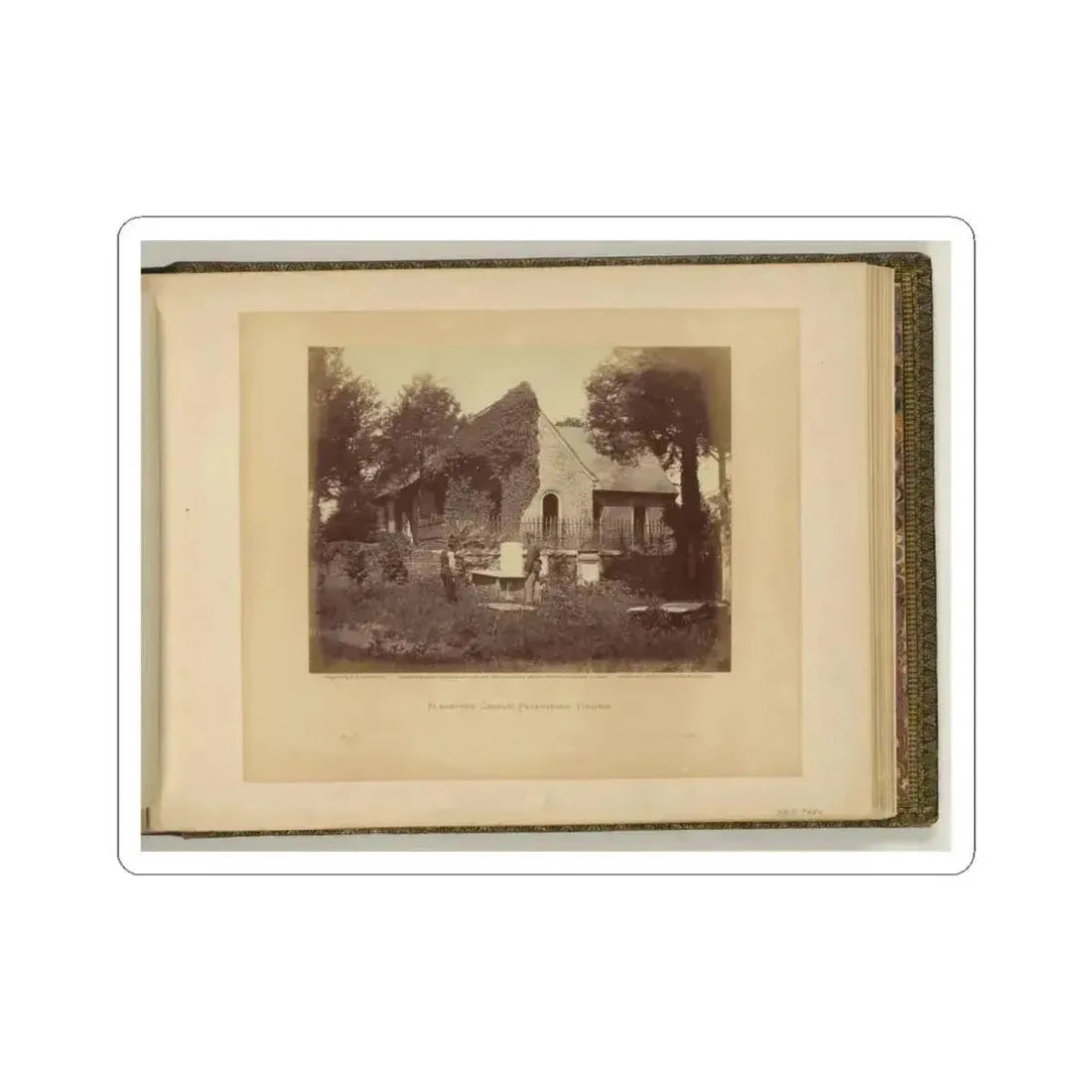 Blandford Church, Petersburg, Virginia (U.S. Civil War) STICKER Vinyl Kiss-Cut Decal 6 Inch White - The Sticker Space