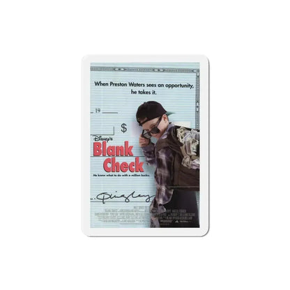 Blank Check 1994 Movie Poster Refrigerator Magnet 3 Inch - The Sticker Space
