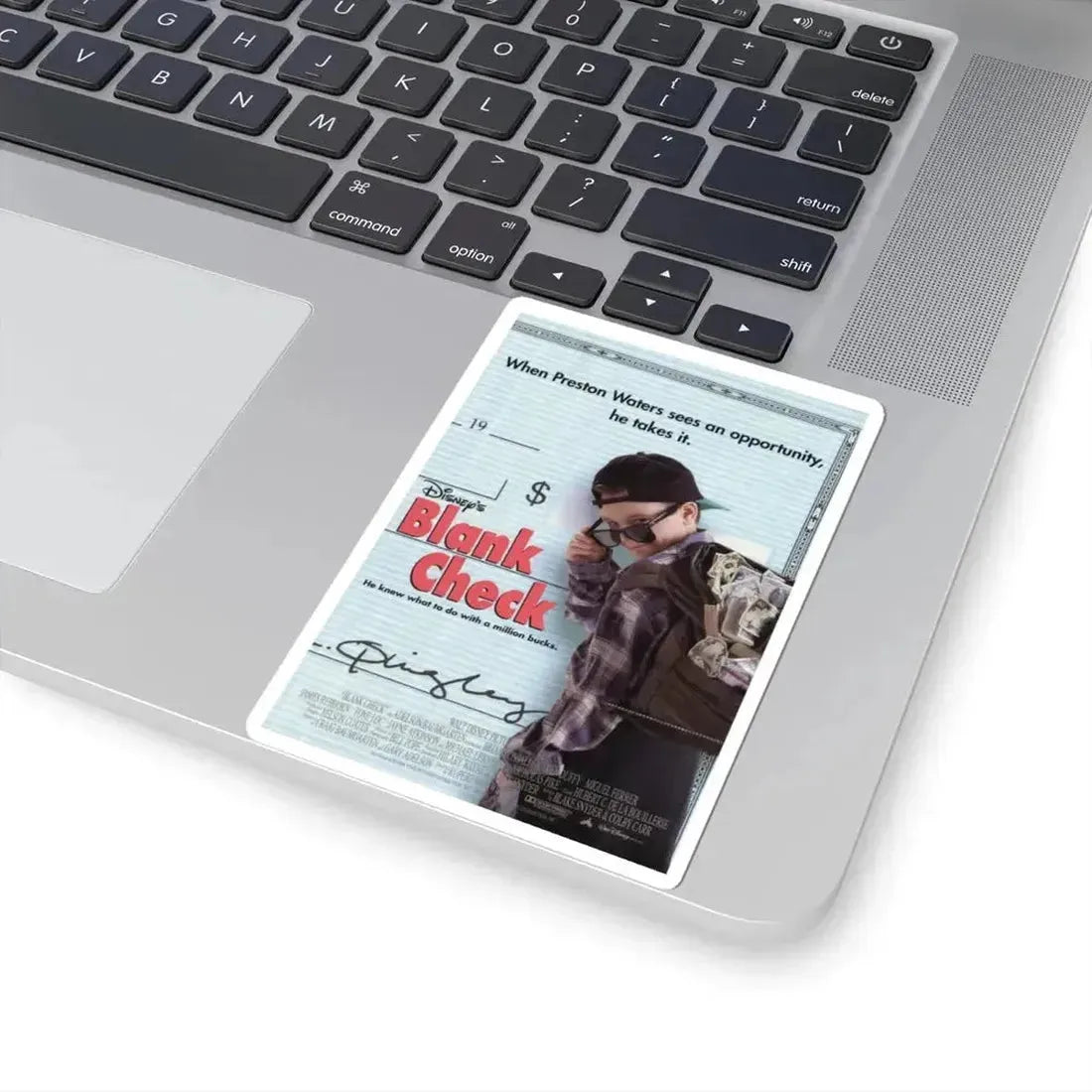 Blank Check 1994 Movie Poster - STICKER Vinyl Kiss-Cut Decal - The Sticker Space