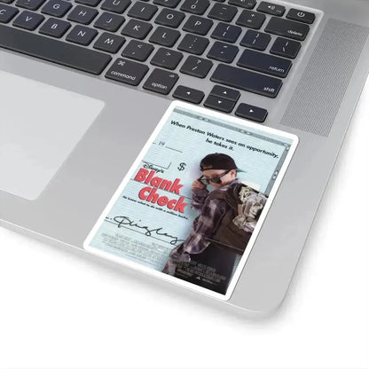 Blank Check 1994 Movie Poster - STICKER Vinyl Kiss-Cut Decal - The Sticker Space