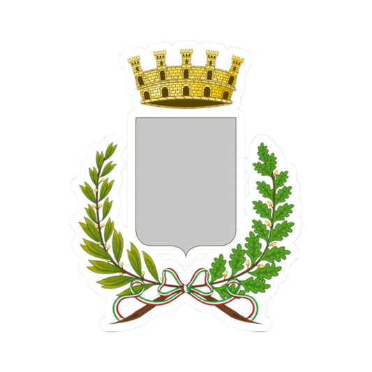 Blank Coat of arms of Italian City 2 (Italy) (Coat of Arms) STICKER Vinyl Kiss-Cut Decal 2 Inch White - The Sticker Space