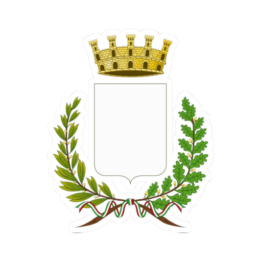 Blank Coat of arms of Italian City 3 (Italy) (Coat of Arms) STICKER Vinyl Kiss-Cut Decal 2 Inch White - The Sticker Space