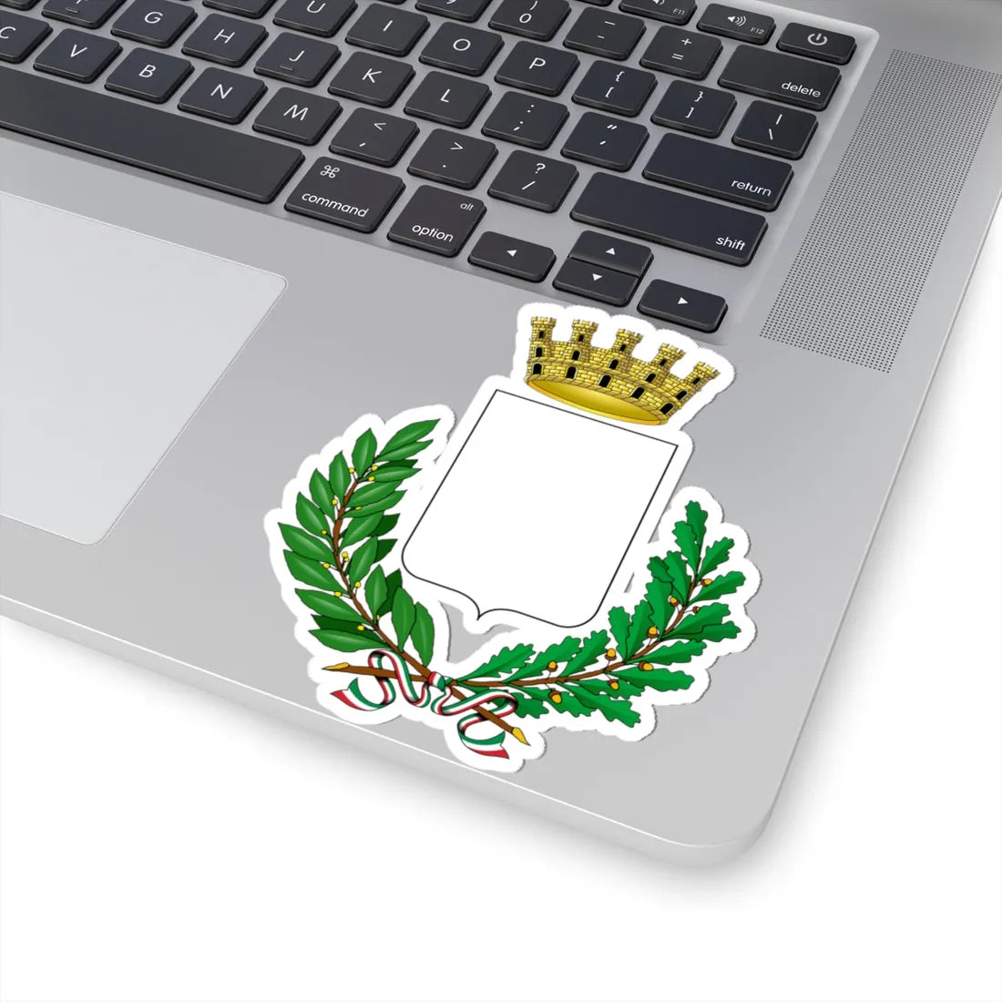 Blank - Italy city-Stemma (Italy) (Coat of Arms) STICKER Vinyl Kiss-Cut Decal - The Sticker Space