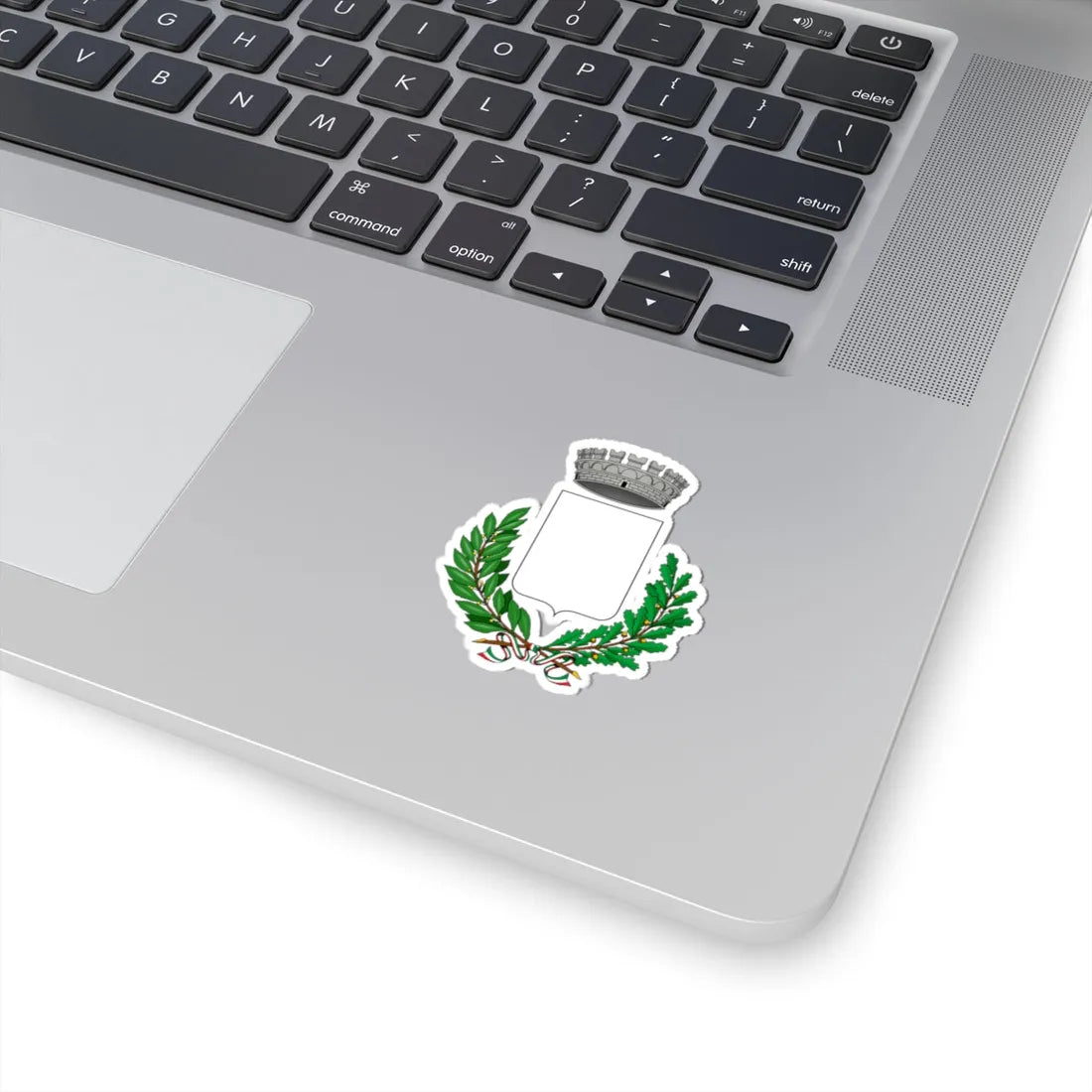 Blank - Italy municipality-Stemma (Italy) (Coat of Arms) STICKER Vinyl Kiss-Cut Decal - The Sticker Space