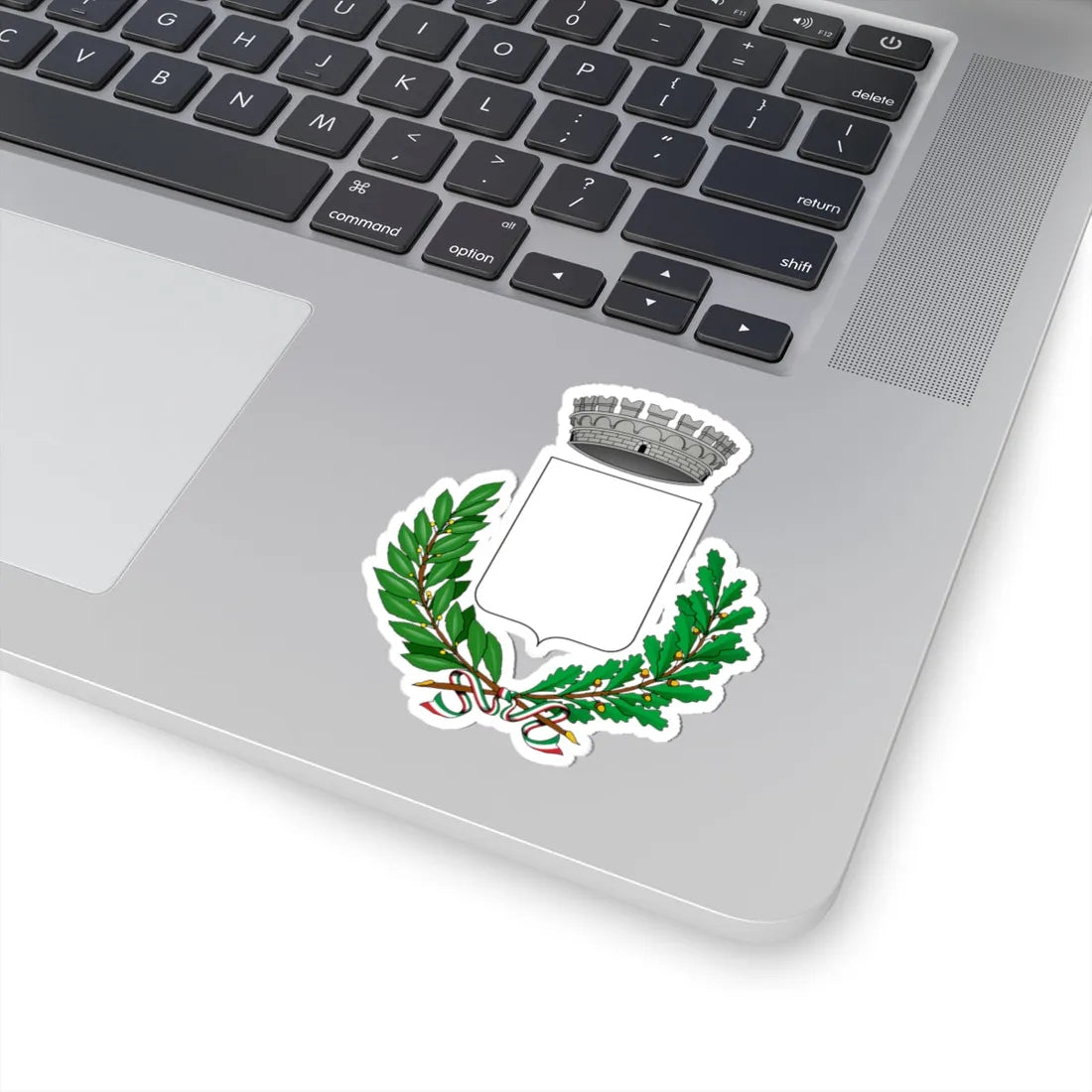Blank - Italy municipality-Stemma (Italy) (Coat of Arms) STICKER Vinyl Kiss-Cut Decal - The Sticker Space