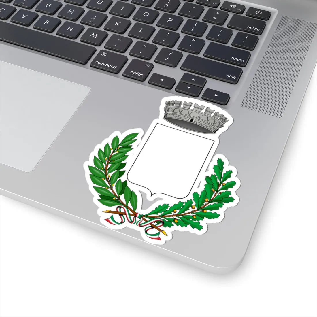 Blank - Italy municipality-Stemma (Italy) (Coat of Arms) STICKER Vinyl Kiss-Cut Decal - The Sticker Space
