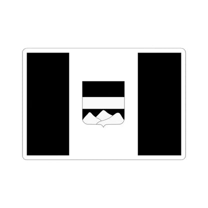 Blankenberge vlag (Belgium) STICKER Vinyl Kiss-Cut Decal 4 Inch White - The Sticker Space