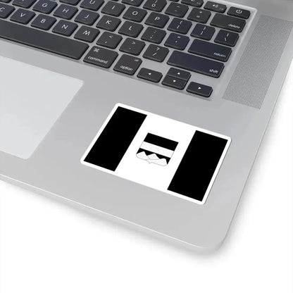 Blankenberge vlag (Belgium) STICKER Vinyl Kiss-Cut Decal - The Sticker Space