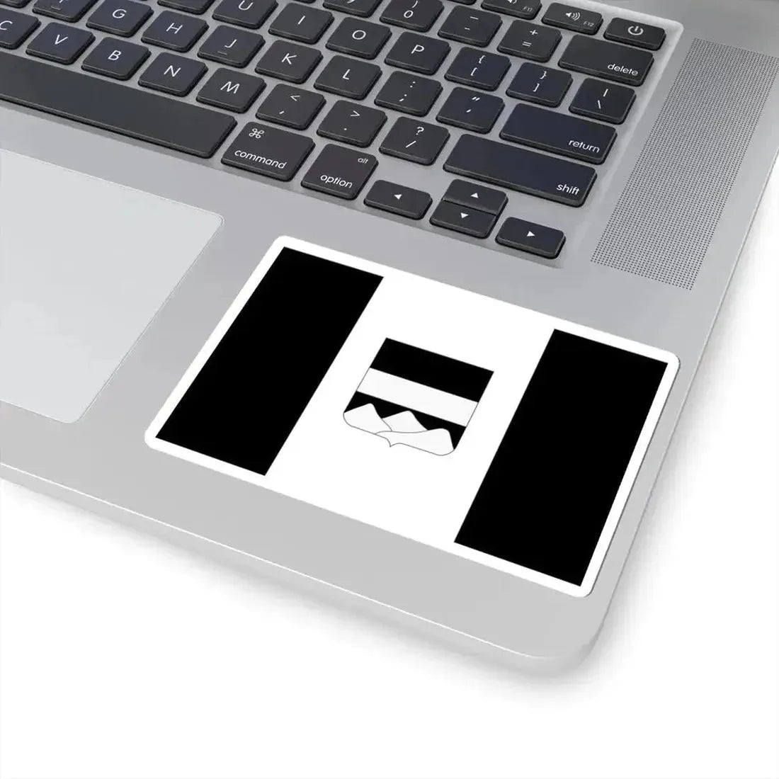 Blankenberge vlag (Belgium) STICKER Vinyl Kiss-Cut Decal - The Sticker Space