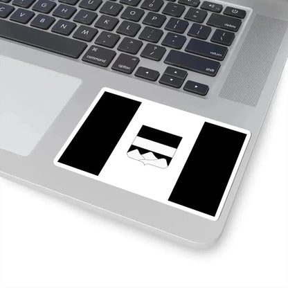 Blankenberge vlag (Belgium) STICKER Vinyl Kiss-Cut Decal - The Sticker Space