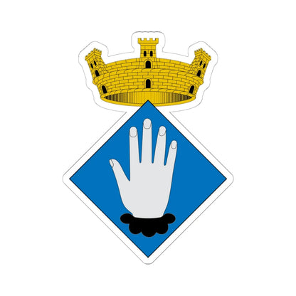 Blasó dAlmatret (Spain) (Coat of Arms) STICKER Vinyl Kiss-Cut Decal 6 Inch White - The Sticker Space