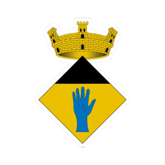 Blasó de Marçà (Spain) (Coat of Arms) STICKER Vinyl Kiss-Cut Decal 2 Inch White - The Sticker Space