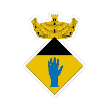 Blasó de Marçà (Spain) (Coat of Arms) STICKER Vinyl Kiss-Cut Decal 3 Inch White - The Sticker Space
