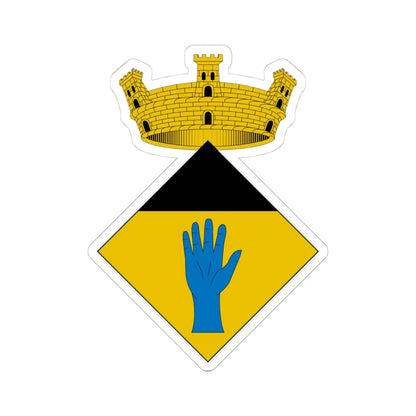 Blasó de Marçà (Spain) (Coat of Arms) STICKER Vinyl Kiss-Cut Decal 4 Inch White - The Sticker Space