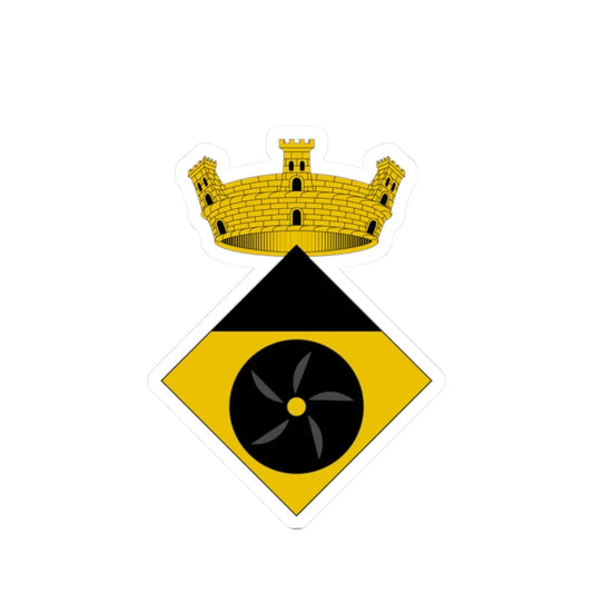 Blasó del Molar (Spain) (Coat of Arms) STICKER Vinyl Kiss-Cut Decal 2 Inch White - The Sticker Space