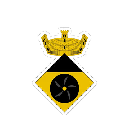 Blasó del Molar (Spain) (Coat of Arms) STICKER Vinyl Kiss-Cut Decal 6 Inch White - The Sticker Space