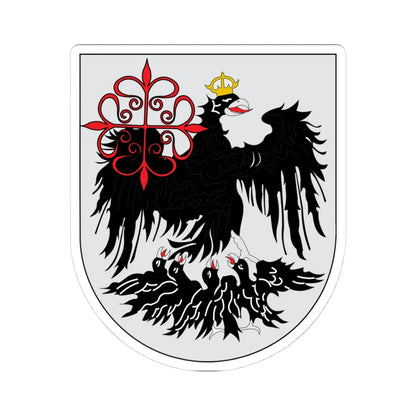 Blasón de la Bandera de Buenos Aires TVH (Argentina) (Coat of Arms) STICKER Vinyl Kiss-Cut Decal 4 Inch White - The Sticker Space