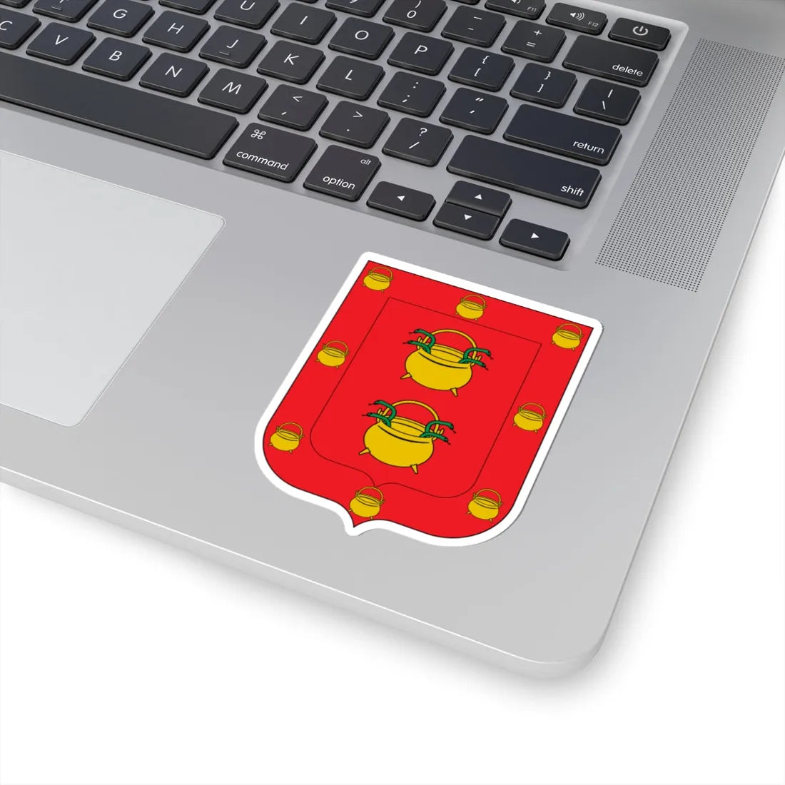 Blasón de la familia Herrera (Spain) (Coat of Arms) STICKER Vinyl Kiss-Cut Decal - The Sticker Space