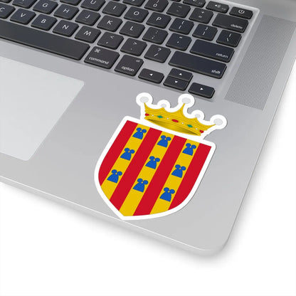 Blasón del Vizcondado de Rocabertí (Spain) (Coat of Arms) STICKER Vinyl Kiss-Cut Decal - The Sticker Space