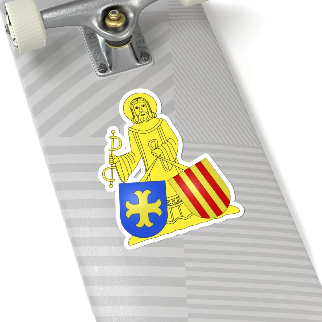 Blason Aartselaar (Belgium) (Coat of Arms) STICKER Vinyl Kiss-Cut Decal - The Sticker Space