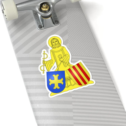 Blason Aartselaar (Belgium) (Coat of Arms) STICKER Vinyl Kiss-Cut Decal - The Sticker Space