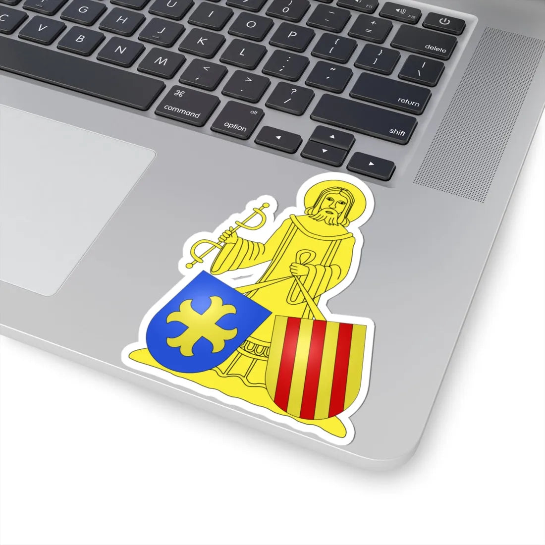 Blason Aartselaar (Belgium) (Coat of Arms) STICKER Vinyl Kiss-Cut Decal - The Sticker Space