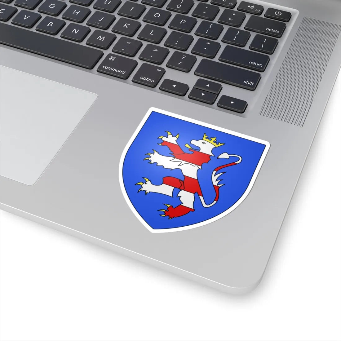 Blason abbaye be Sint-Baafs Gent (Belgium) (Coat of Arms) STICKER Vinyl Kiss-Cut Decal - The Sticker Space