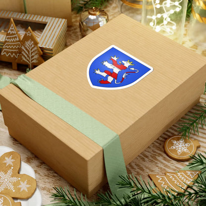 Blason abbaye be Sint-Baafs Gent (Belgium) (Coat of Arms) STICKER Vinyl Kiss-Cut Decal - The Sticker Space