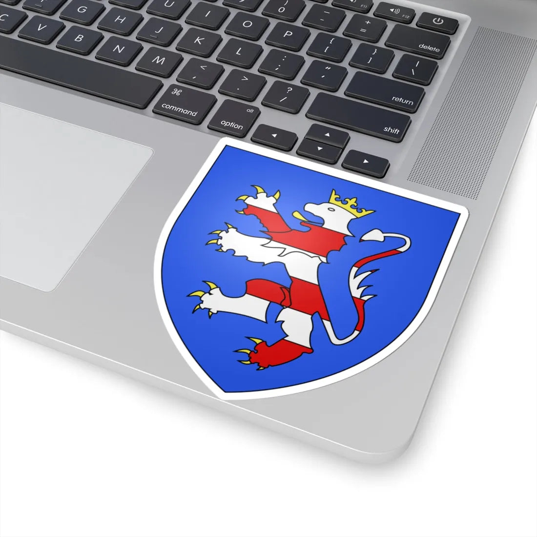 Blason abbaye be Sint-Baafs Gent (Belgium) (Coat of Arms) STICKER Vinyl Kiss-Cut Decal - The Sticker Space