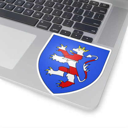 Blason abbaye be Sint-Baafs Gent (Belgium) (Coat of Arms) STICKER Vinyl Kiss-Cut Decal - The Sticker Space