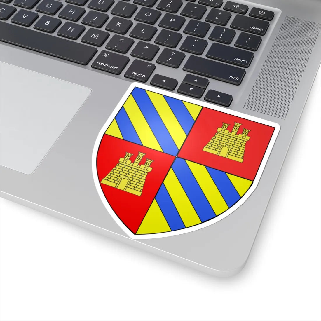 Blason Adhémar de Grignan (France) (Coat of Arms) STICKER Vinyl Kiss-Cut Decal - The Sticker Space