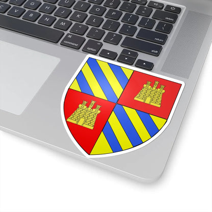 Blason Adhémar de Grignan (France) (Coat of Arms) STICKER Vinyl Kiss-Cut Decal - The Sticker Space